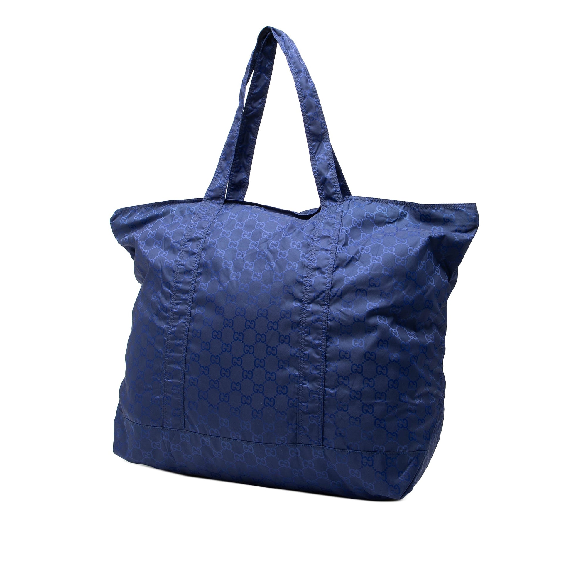 Gucci GG Nylon Teddy Bear Folding Tote