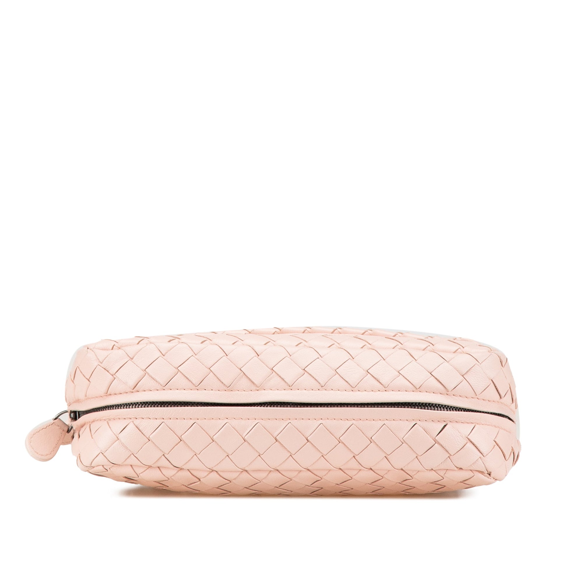 Bottega Veneta Leather Intrecciato Chain Flap Crossbody