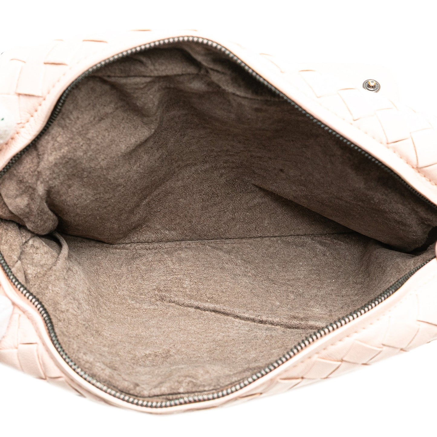 Bottega Veneta Leather Intrecciato Chain Flap Crossbody