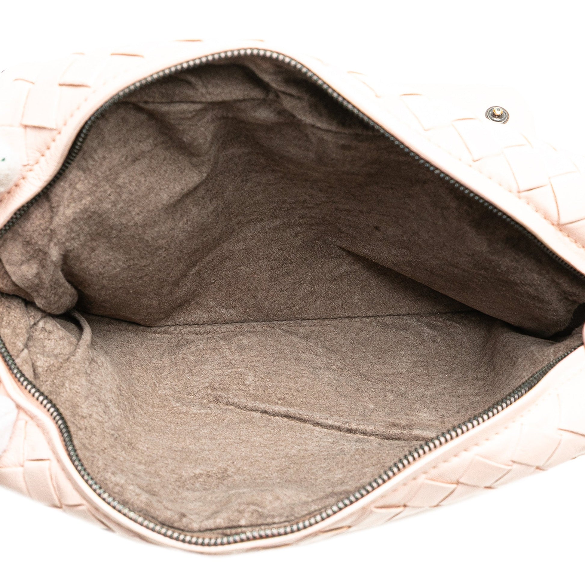Bottega Veneta Leather Intrecciato Chain Flap Crossbody