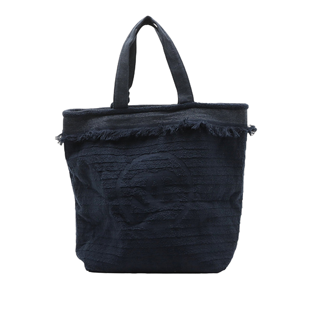 Chanel CC Jersey Beach Tote