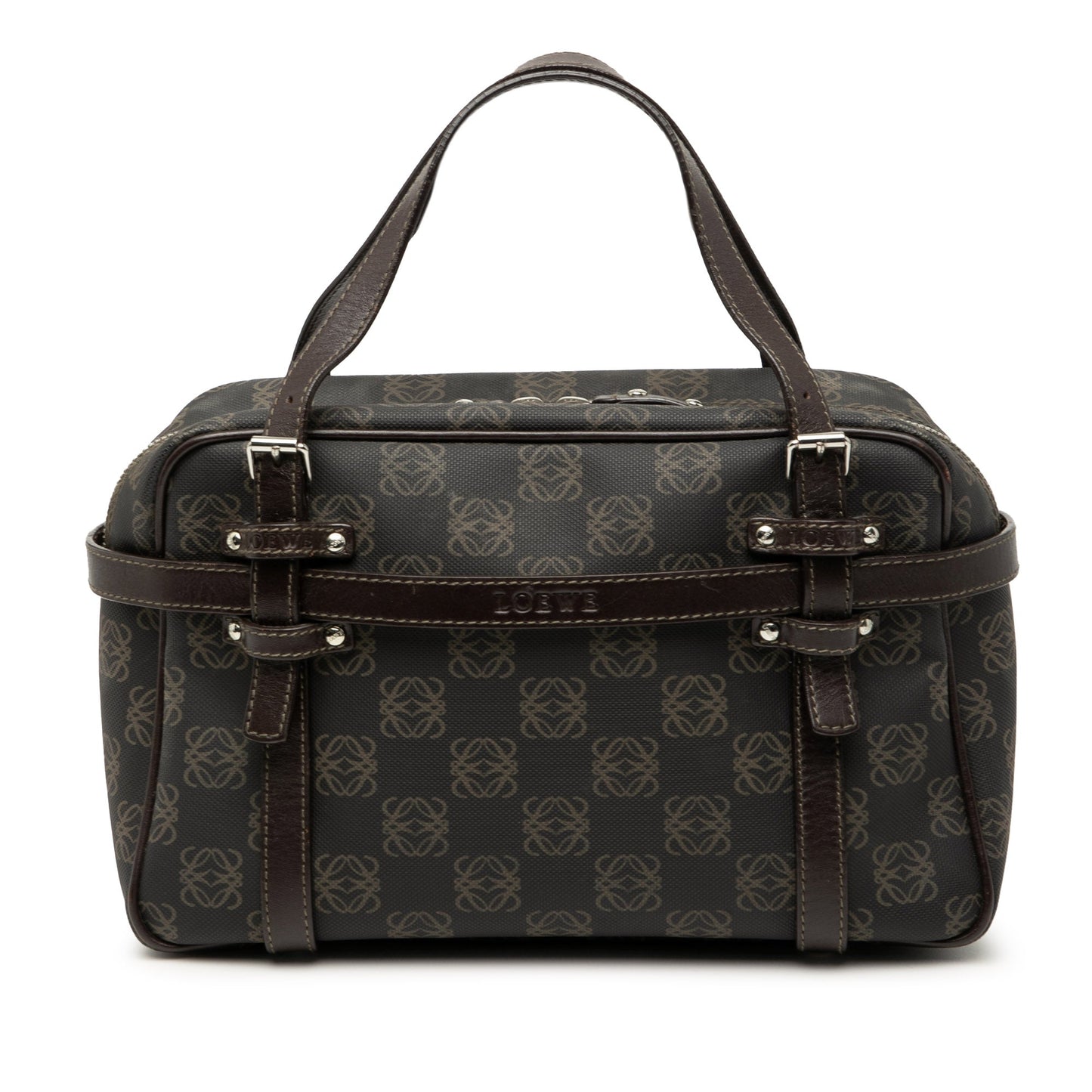 LOEWE Anagram Coated Canvas Handbag
