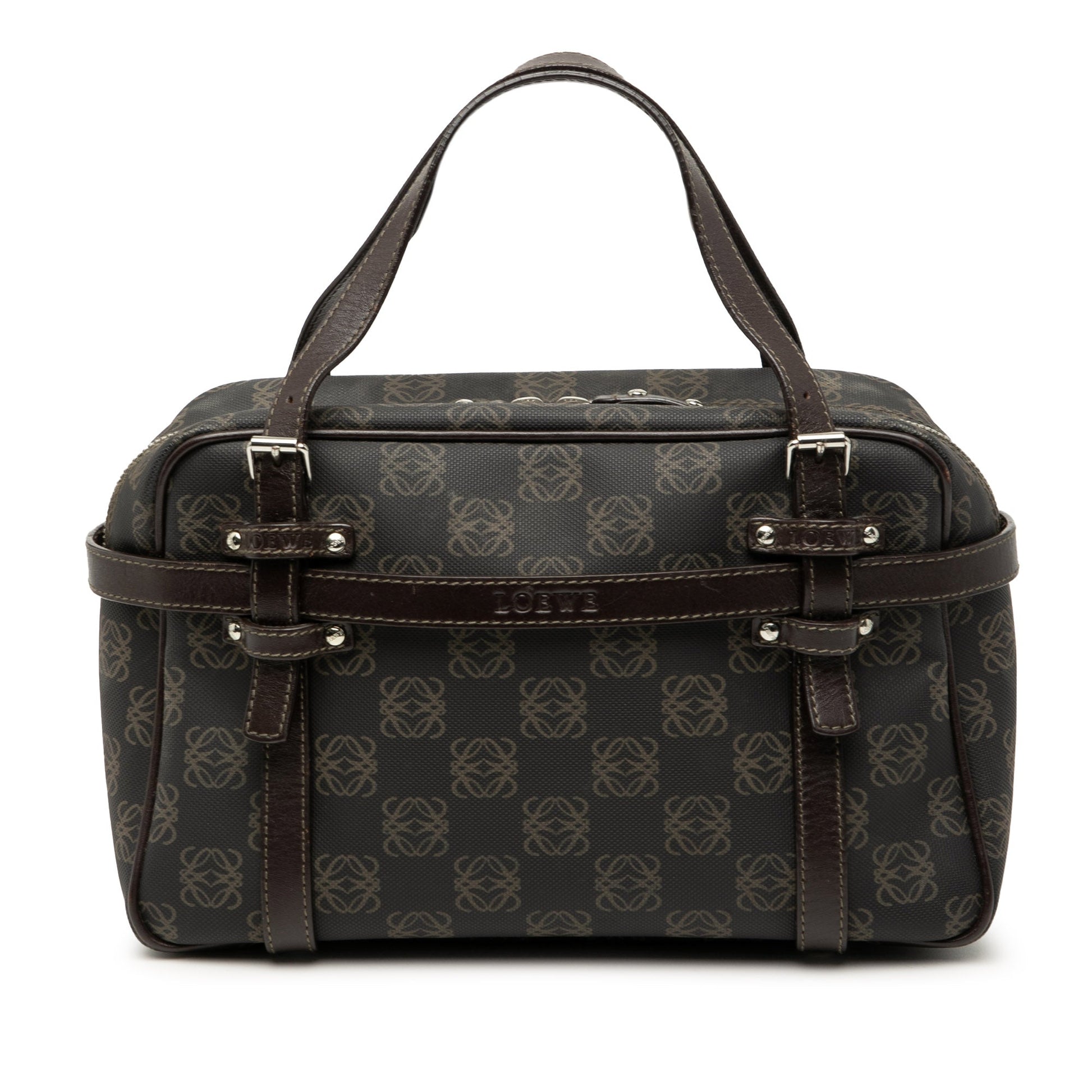 LOEWE Anagram Coated Canvas Handbag