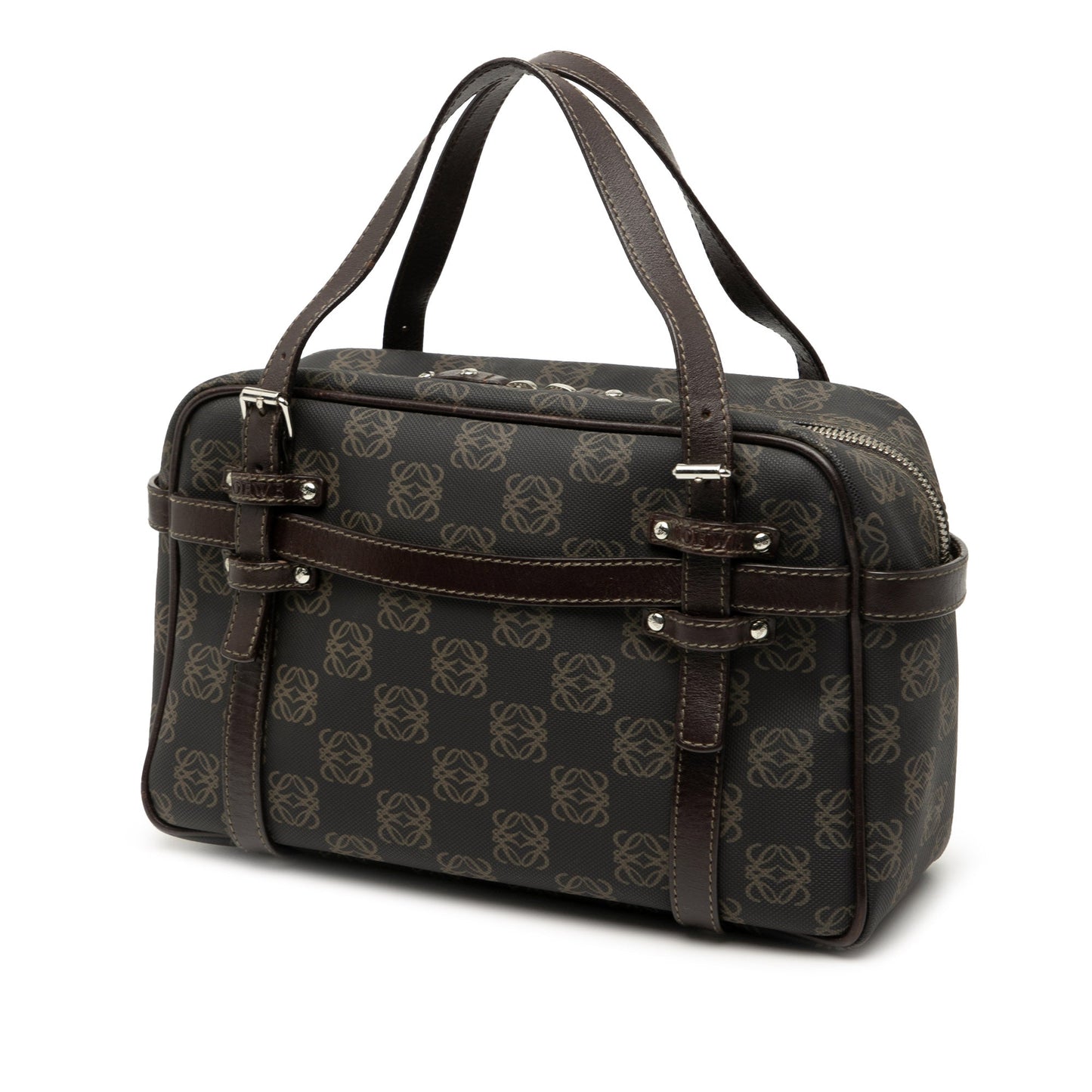 LOEWE Anagram Coated Canvas Handbag