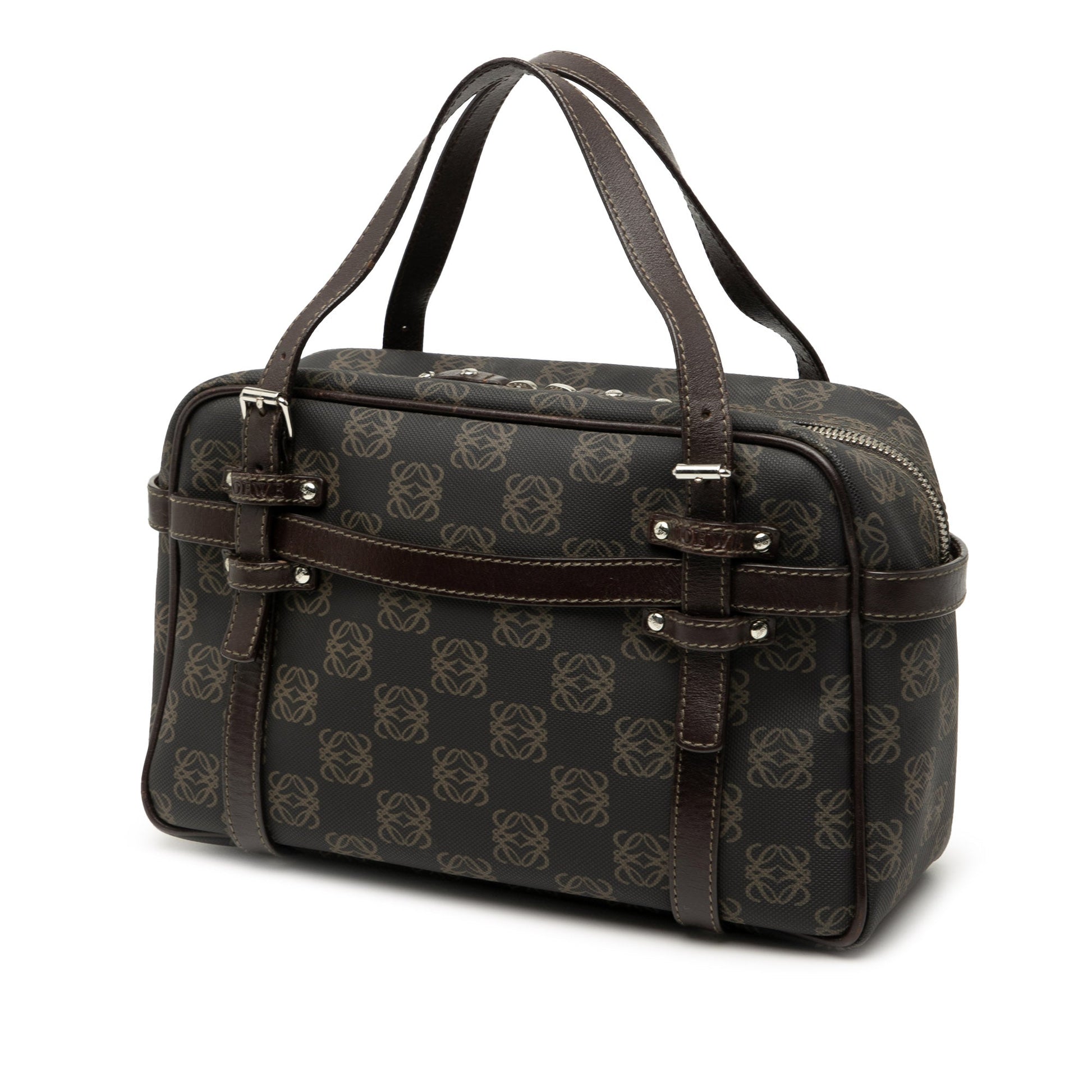 LOEWE Anagram Coated Canvas Handbag