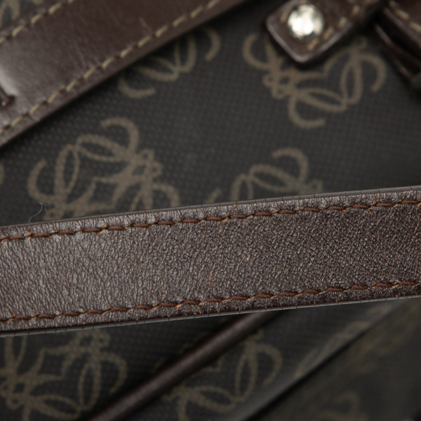 LOEWE Anagram Coated Canvas Handbag