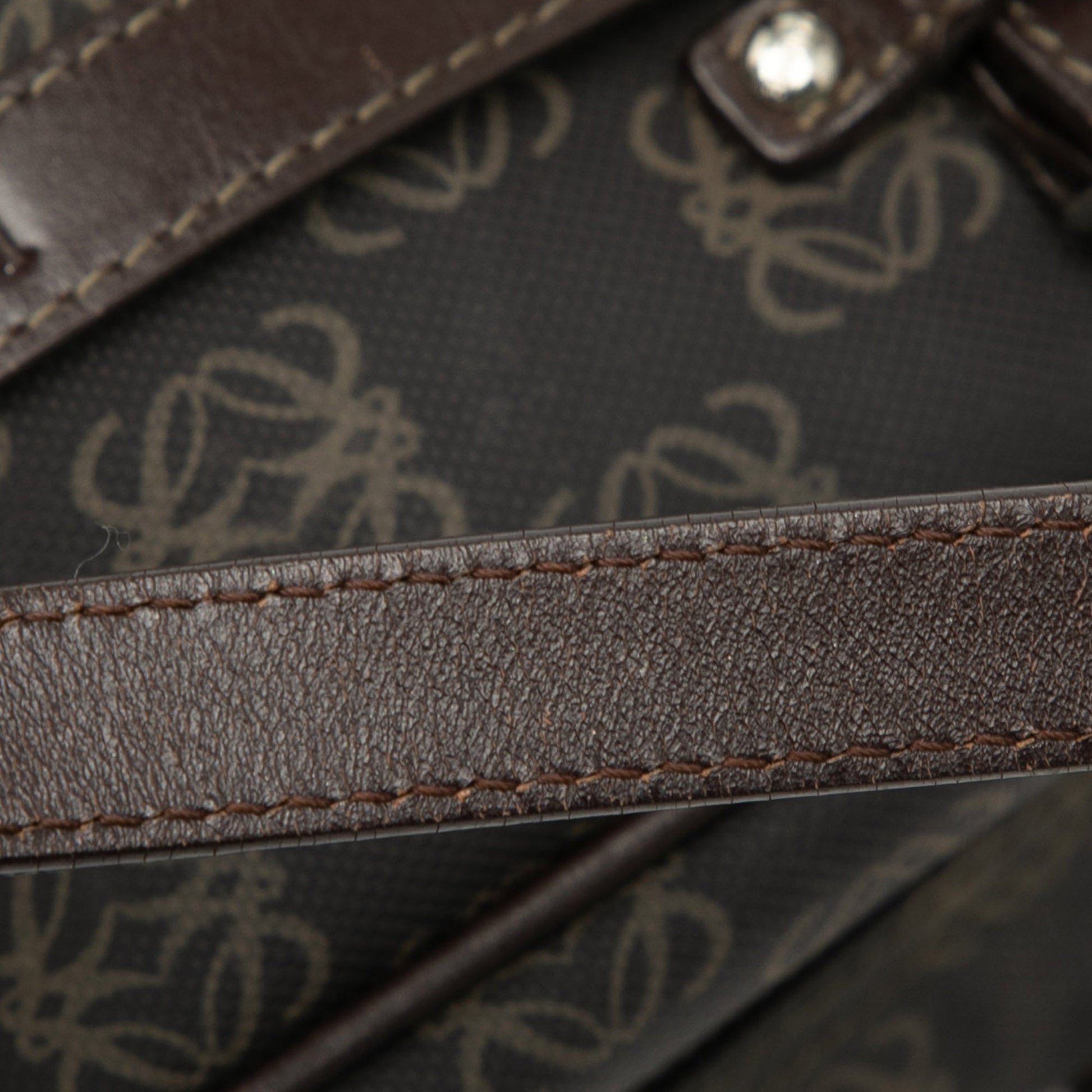 LOEWE Anagram Coated Canvas Handbag