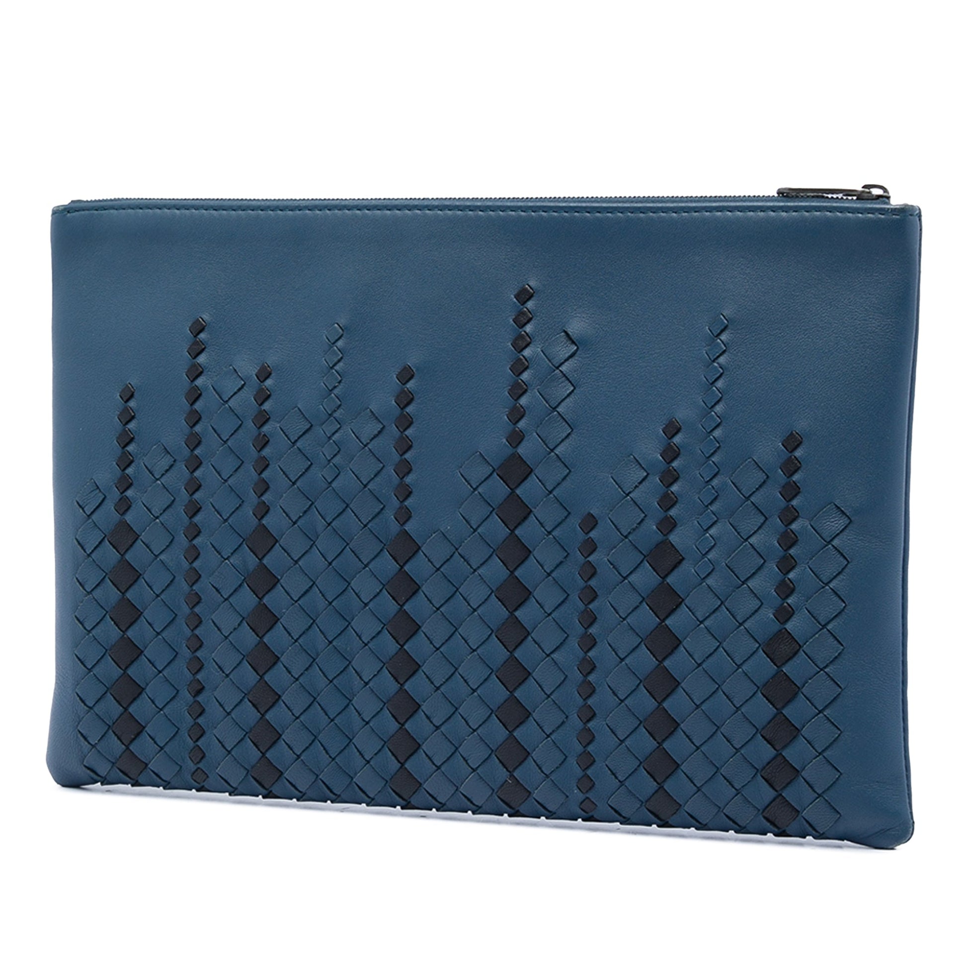Bottega Veneta Bicolor Nappa Intrecciato Clutch