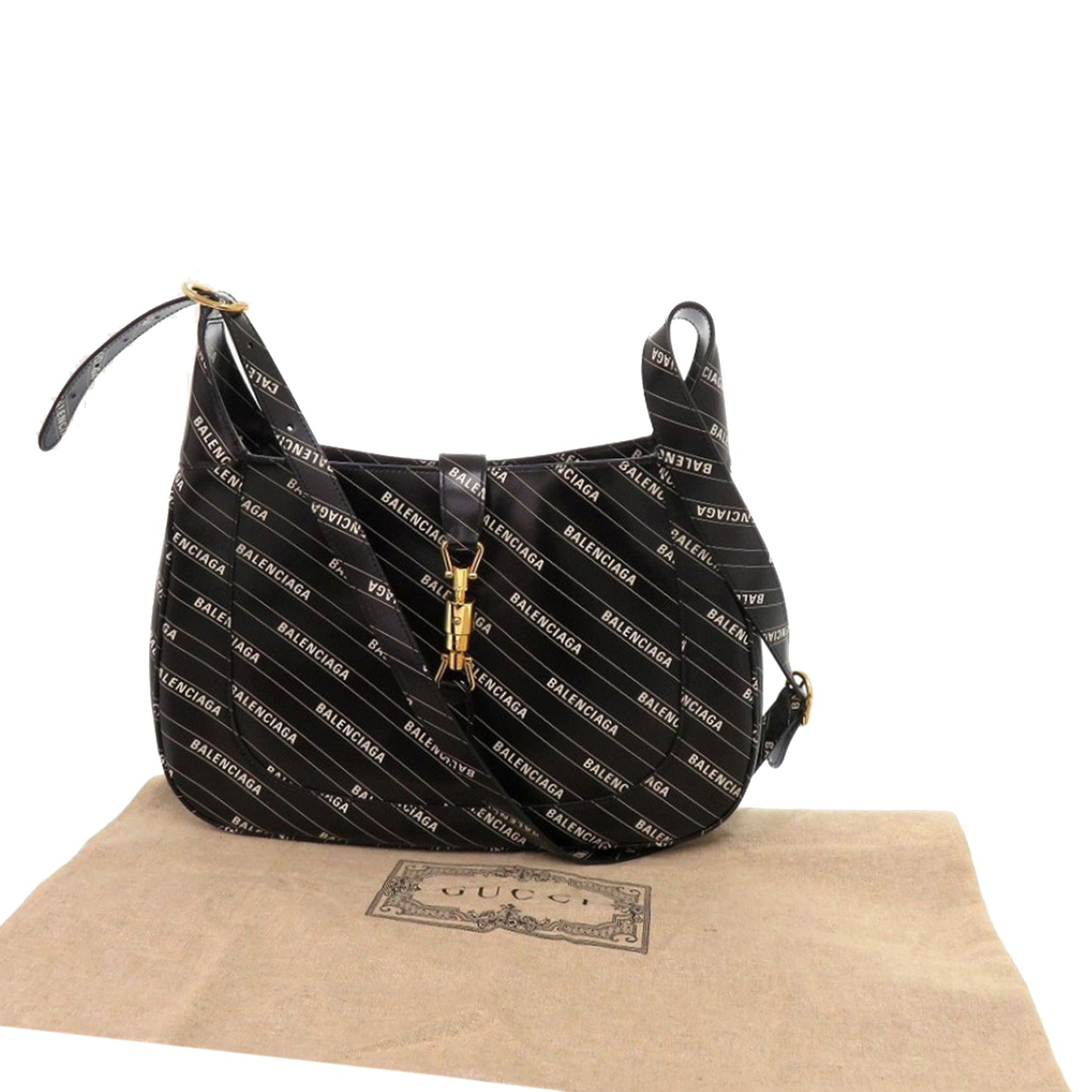 Gucci Balenciaga The Hacker Project Medium Calfskin Jackie 1961 Crossbody
