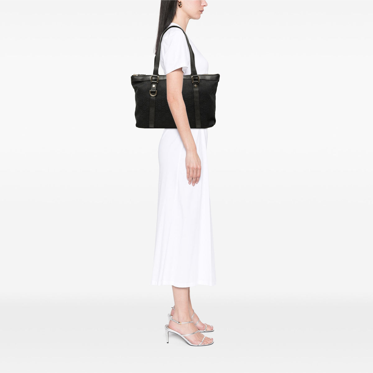 Gucci GG Canvas Abbey D Ring Tote