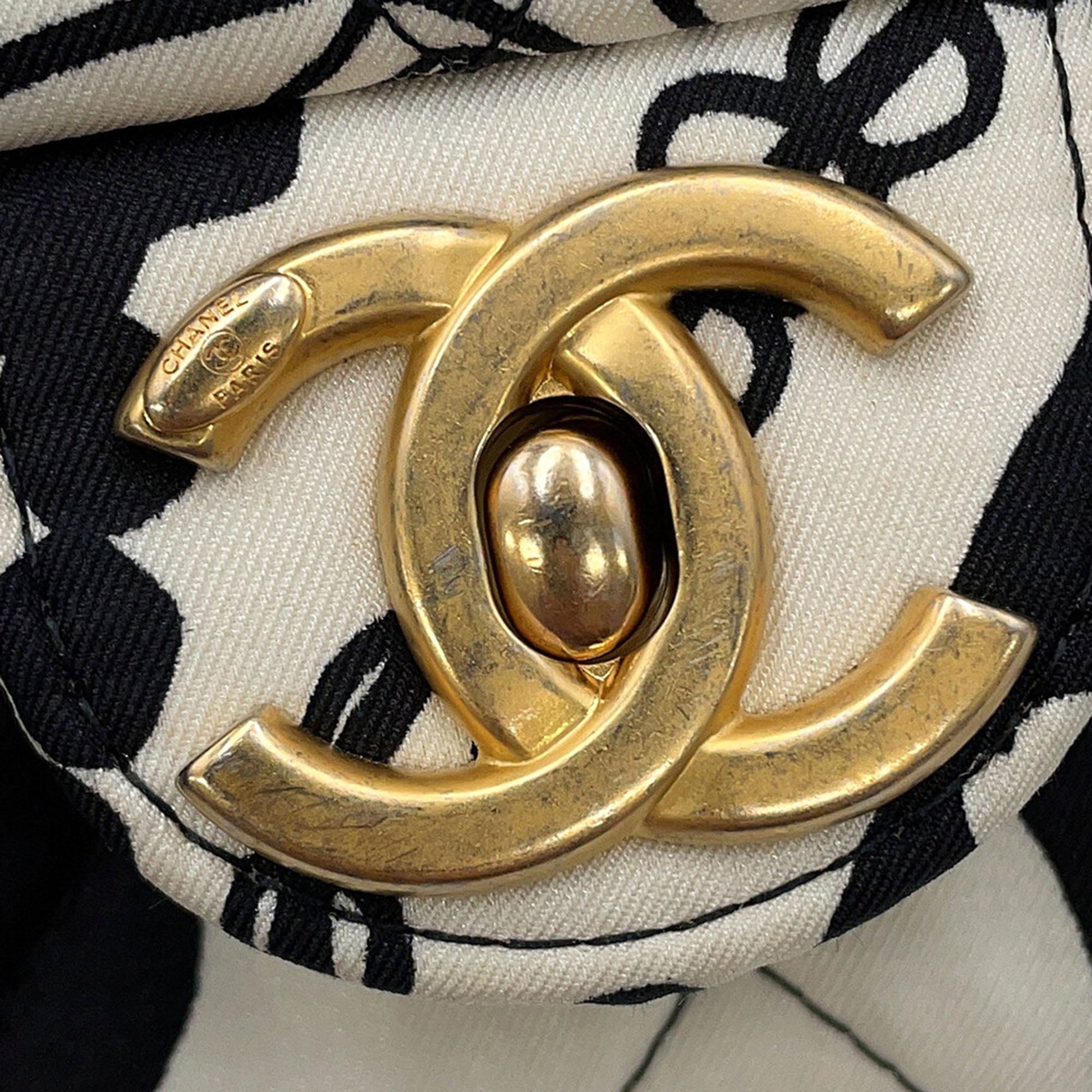 Chanel Mini Printed Canvas Deer Coco Flap