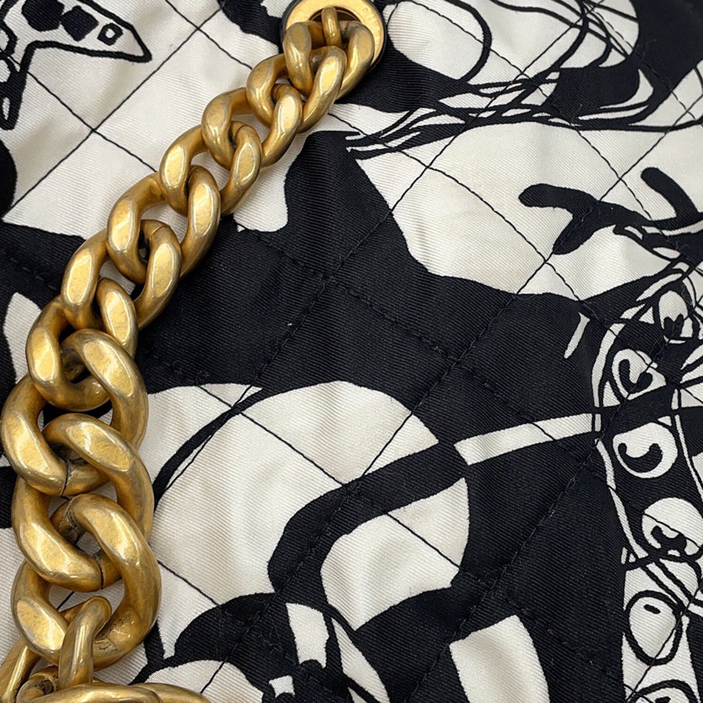 Chanel Mini Printed Canvas Deer Coco Flap