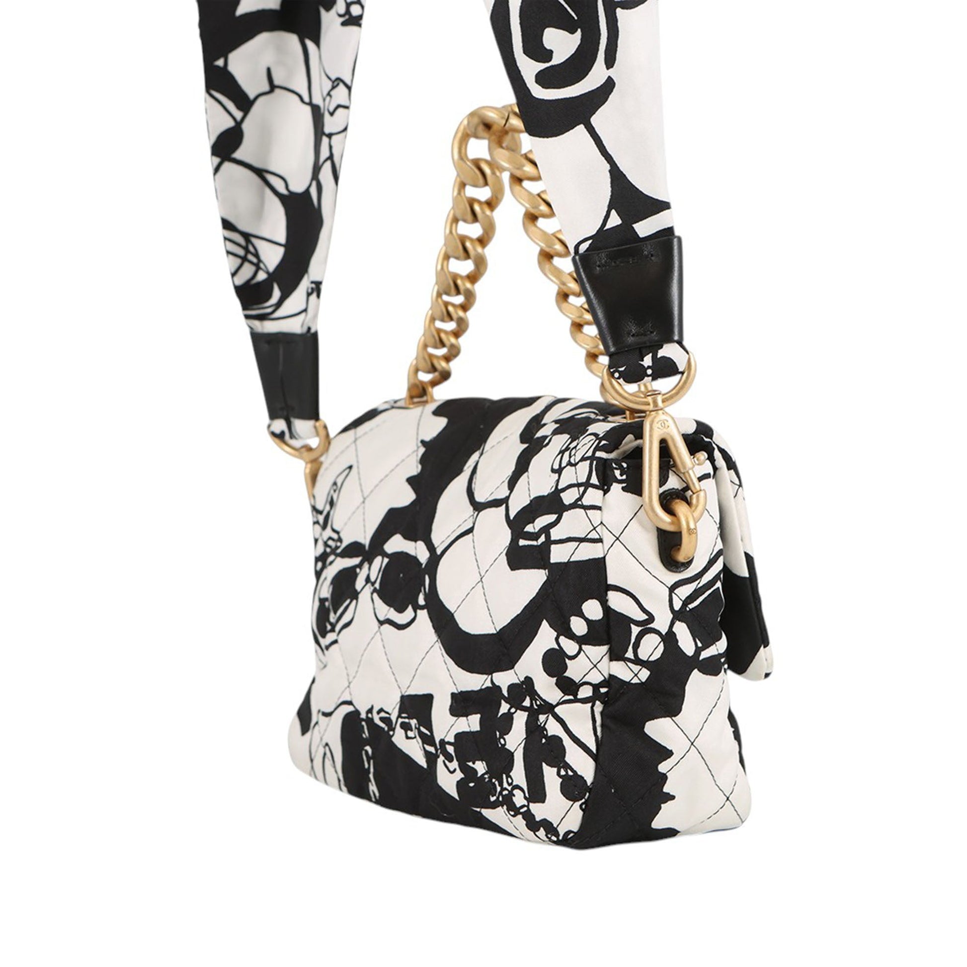 Chanel Mini Printed Canvas Deer Coco Flap