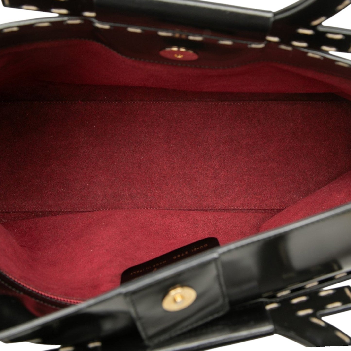 Ferragamo Patent Gancini Top Handle Satchel