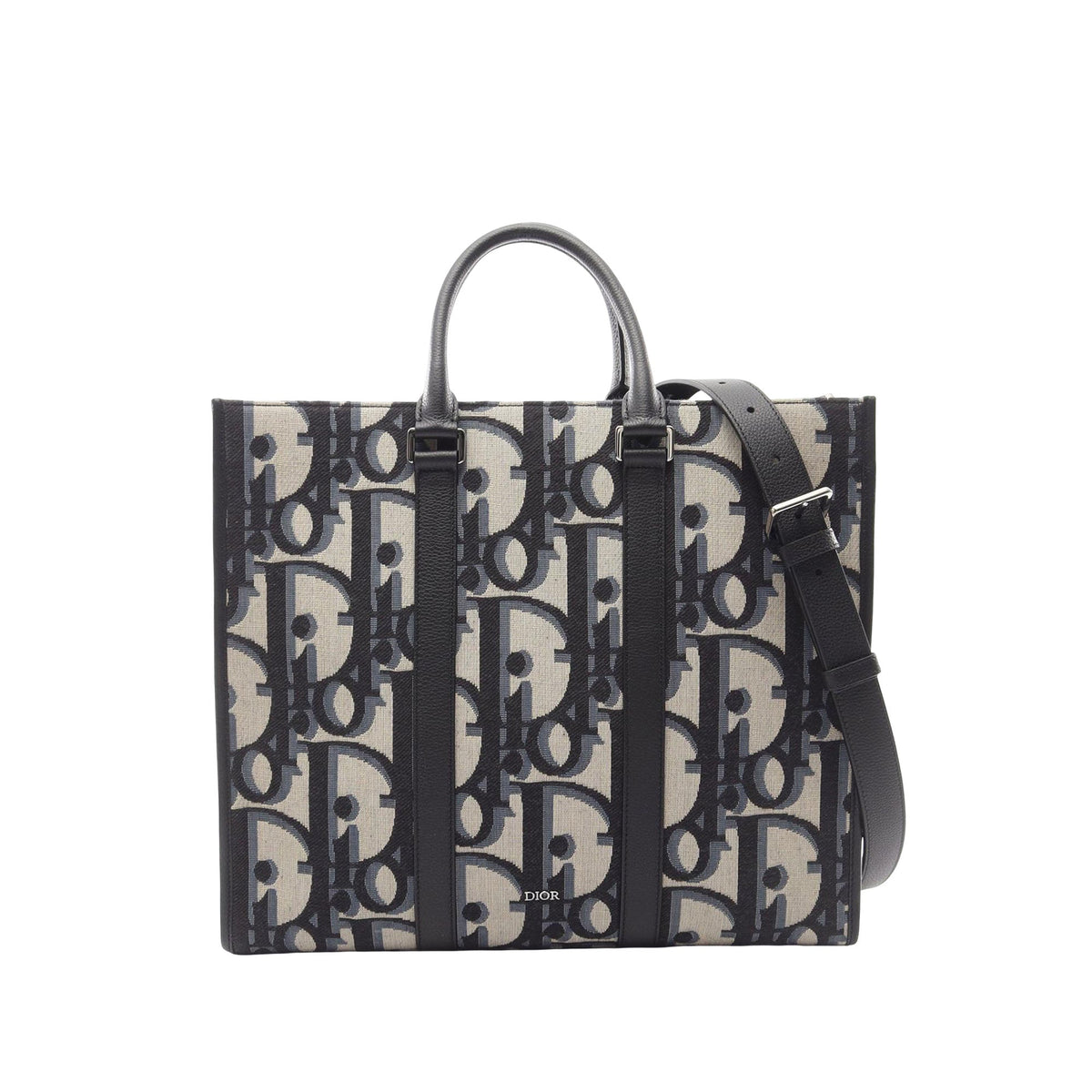 Dior Maxi Oblique Canvas East West Tote