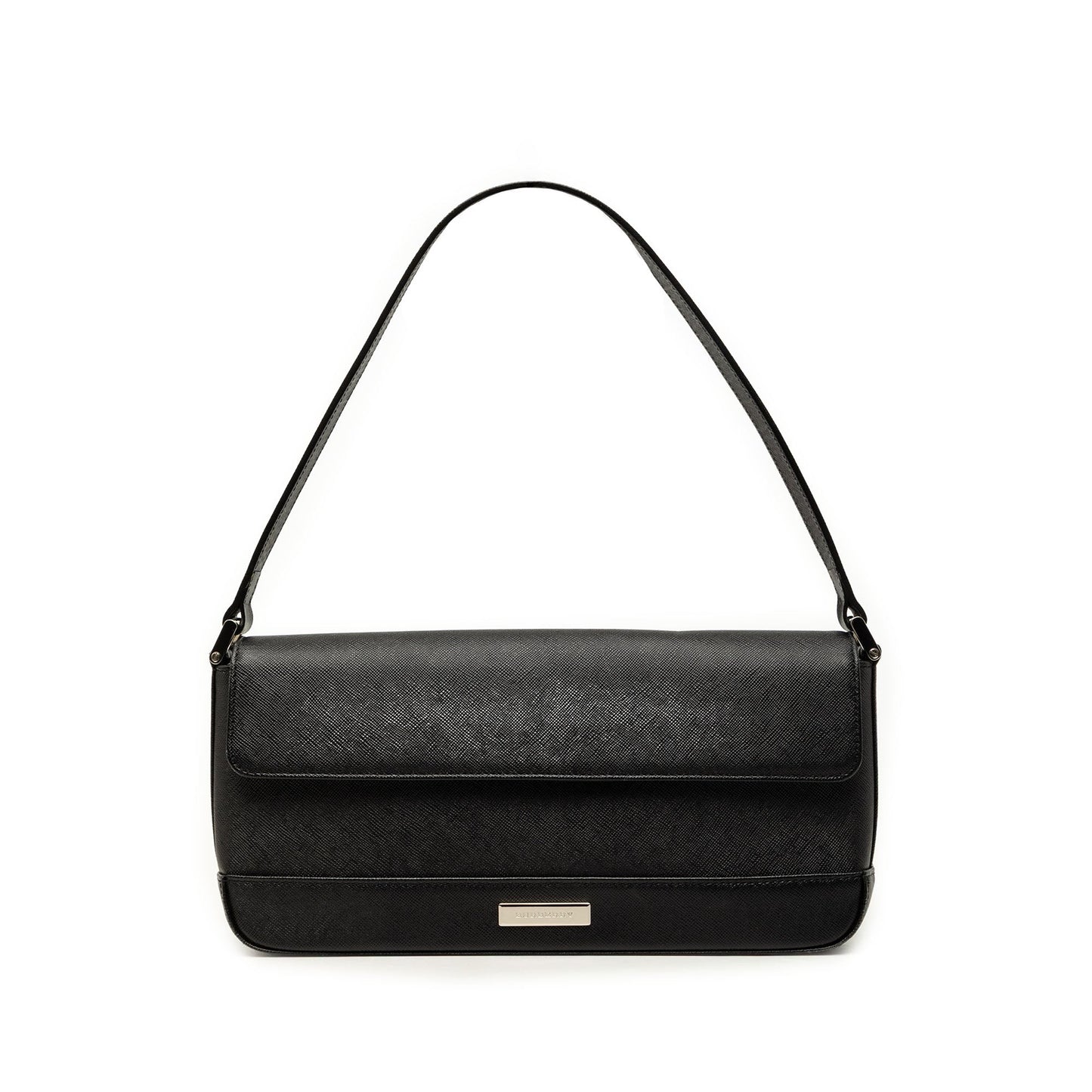 Burberry Leather Flap Shoulder Bag