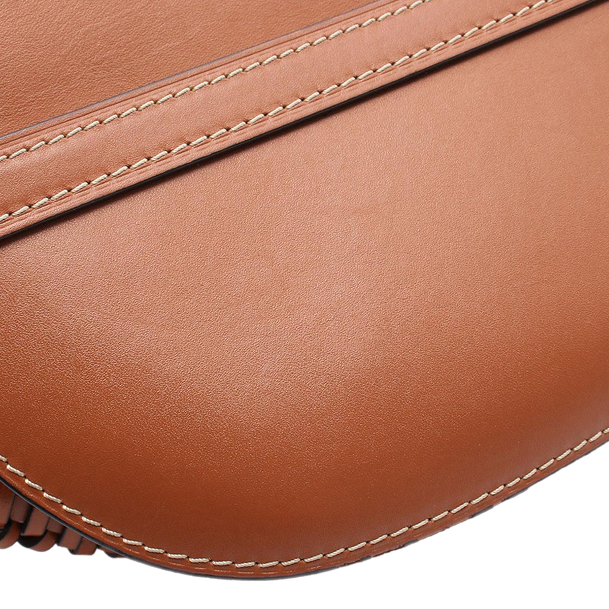 LOEWE Small Leather Gate Crossbody — Brown