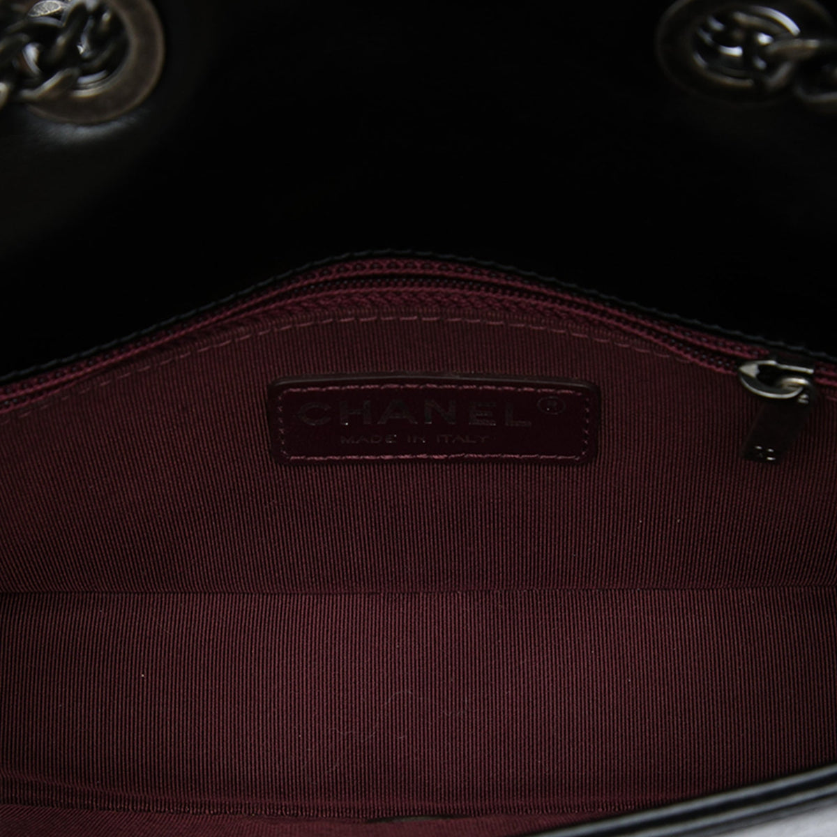 Chanel Small Quilted Aged Calfskin Coco Boy Flap — Black
