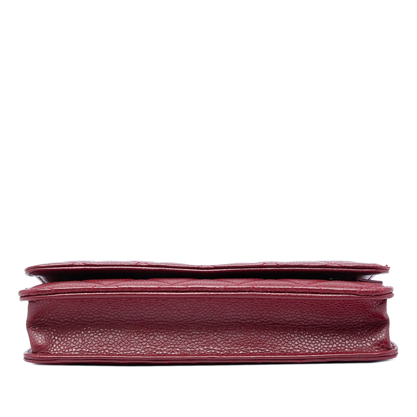 Chanel CC Quilted Caviar Wallet on Chain