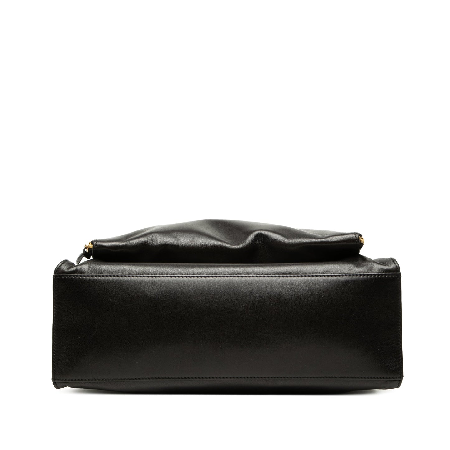 Chanel CC Lambskin Front Zip Pocket Tote