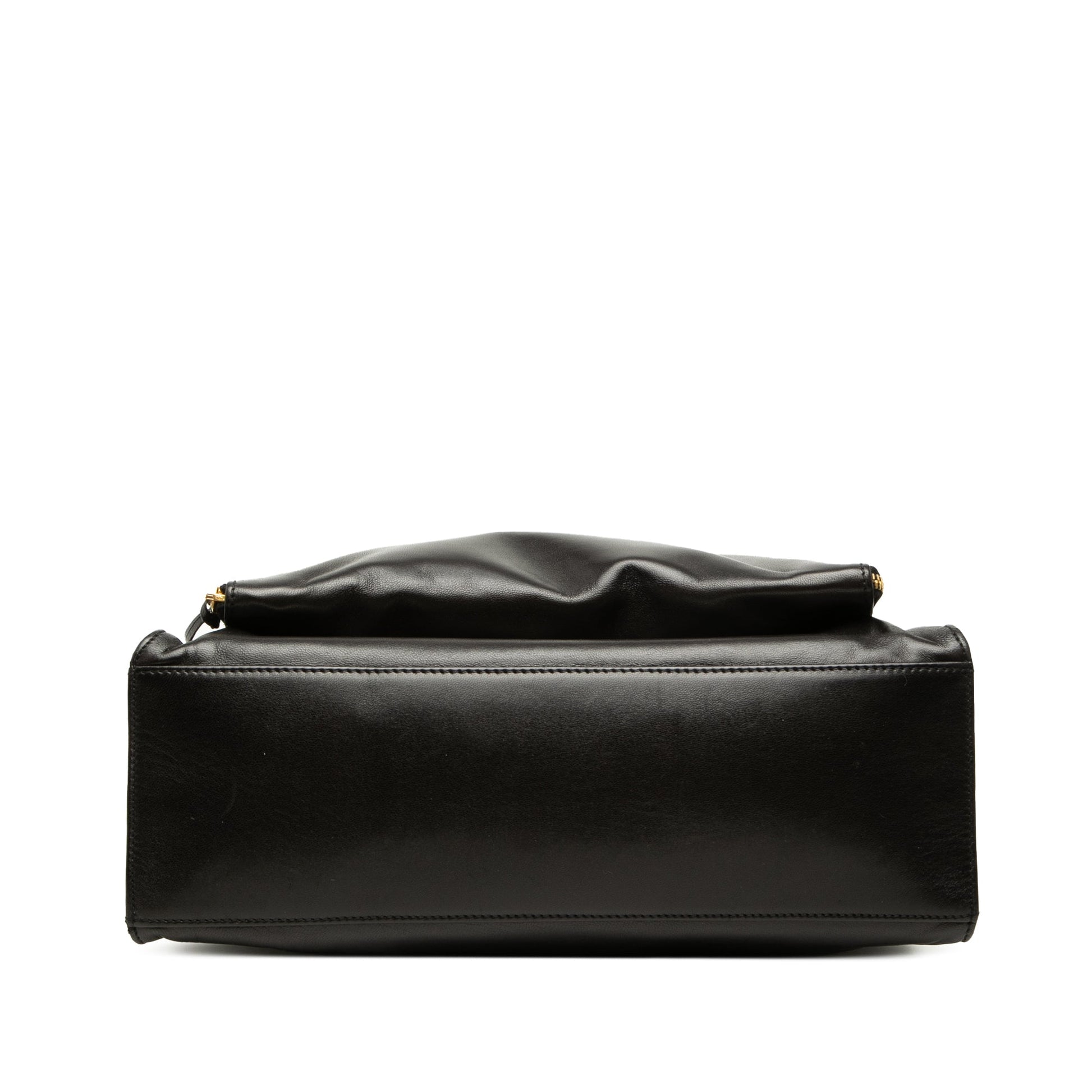 Chanel CC Lambskin Front Zip Pocket Tote