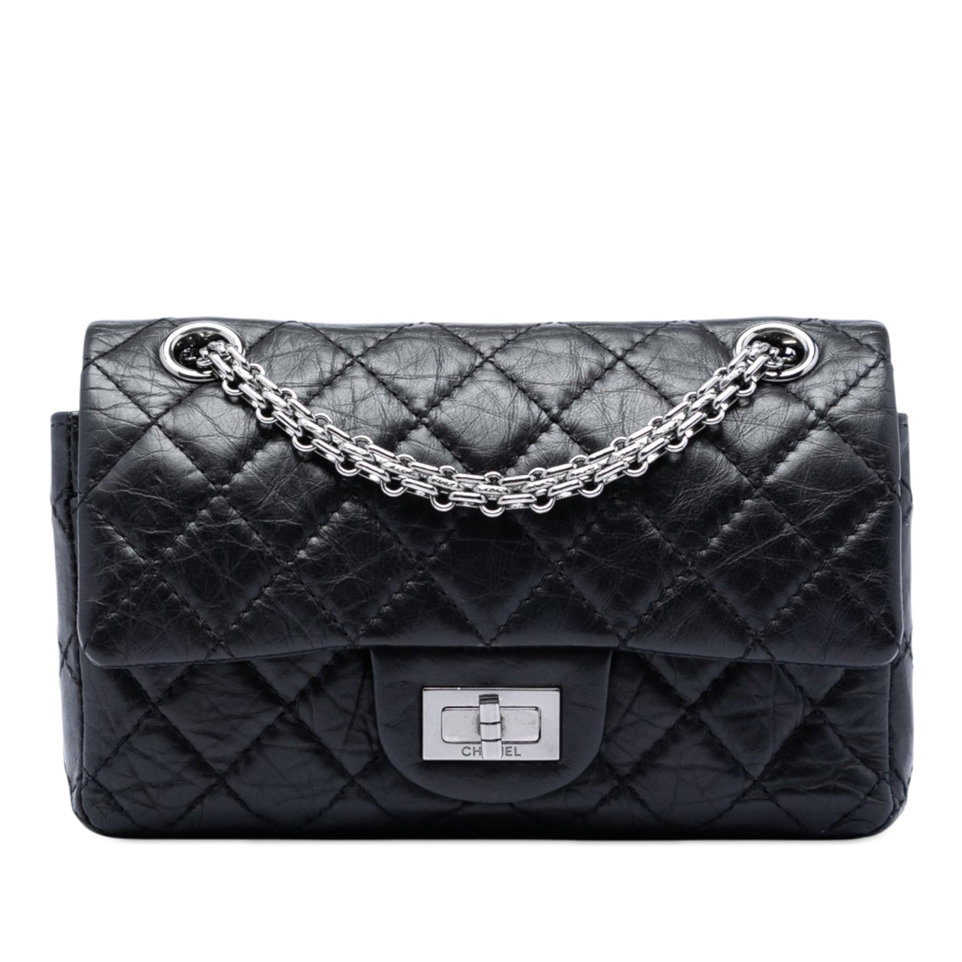 Chanel Quilted Aged Calfskin Reissue 2.55 Double Flap 224
