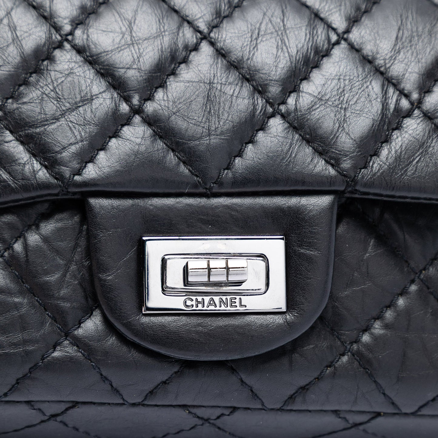 Chanel Quilted Aged Calfskin Reissue 2.55 Double Flap 224