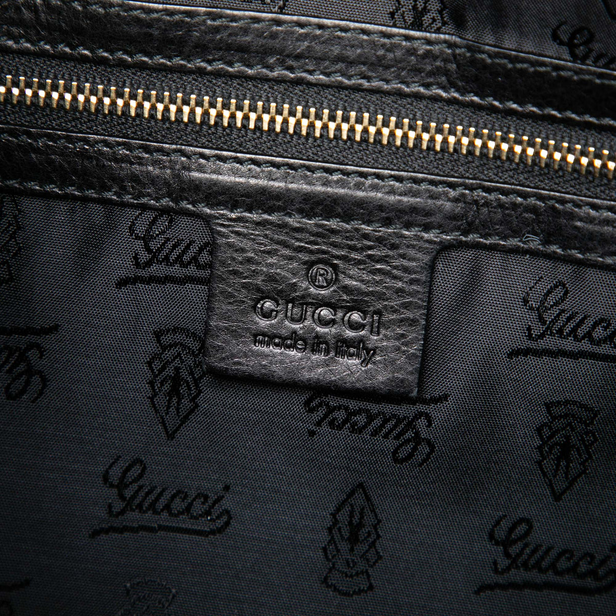 Gucci Large Patent Hysteria Satchel