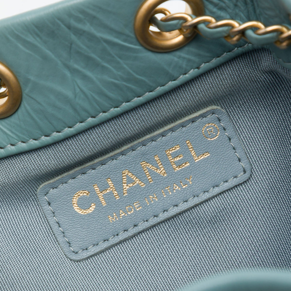 Chanel Small Crumpled Calfskin Coco Pleats Drawstring Bucket Bag
