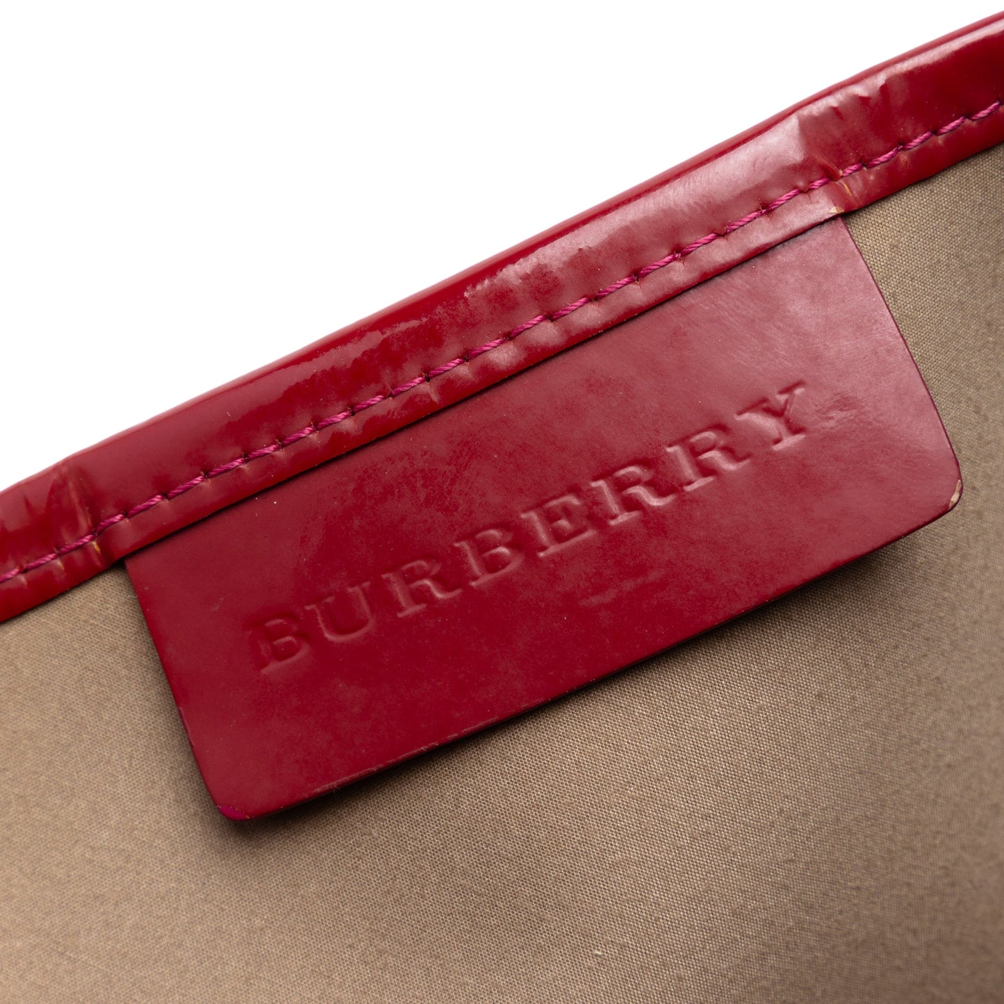 Burberry Supernova Check Coated Canvas Tote