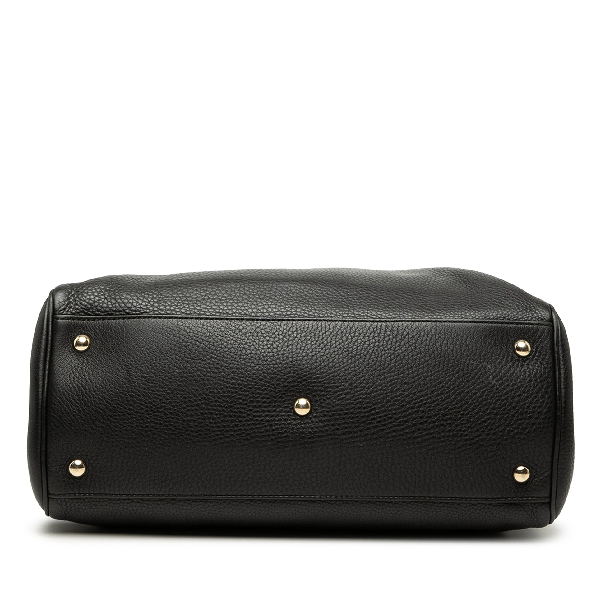 Gucci Medium Calfskin Bamboo Shopper Satchel
