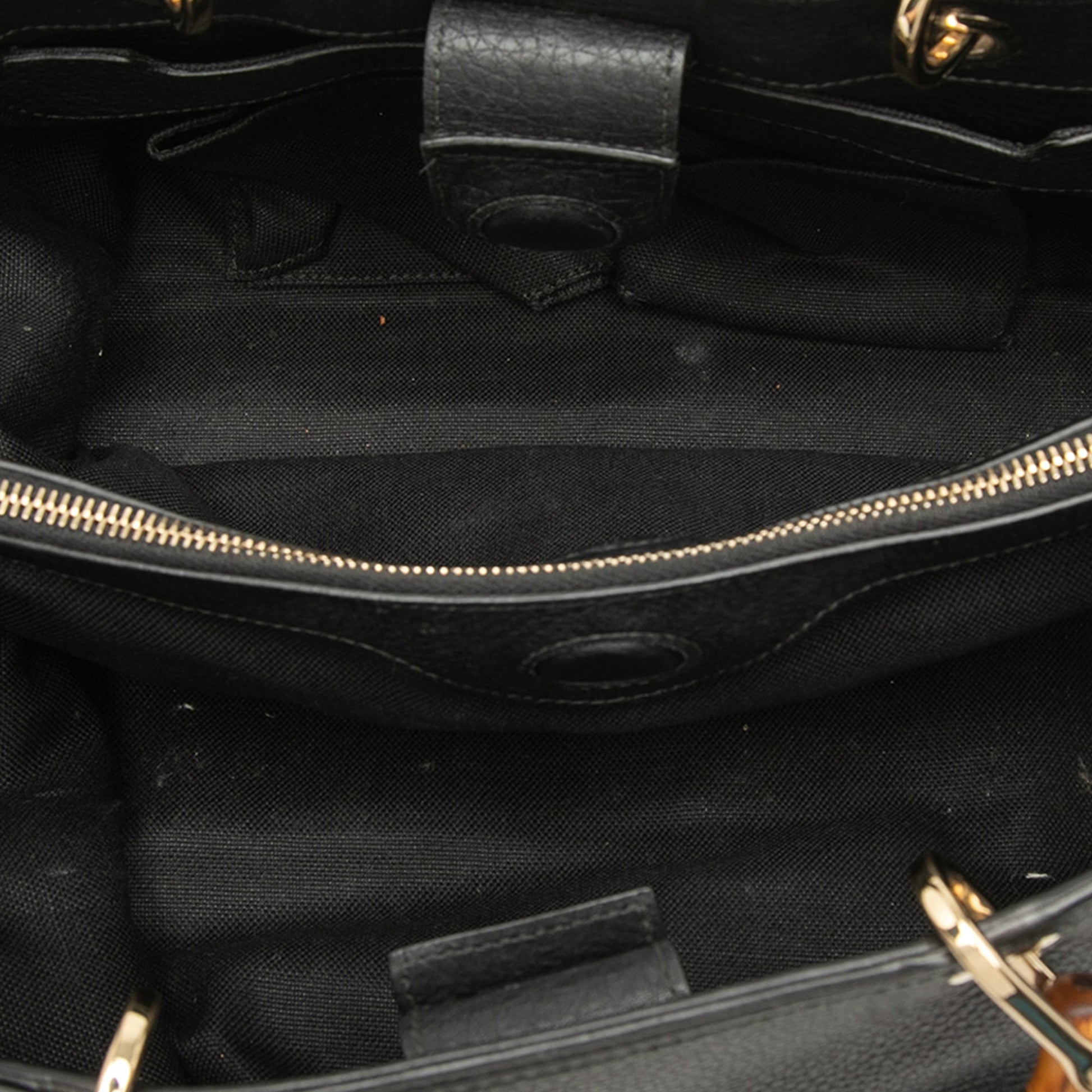 Gucci Medium Calfskin Bamboo Shopper Satchel