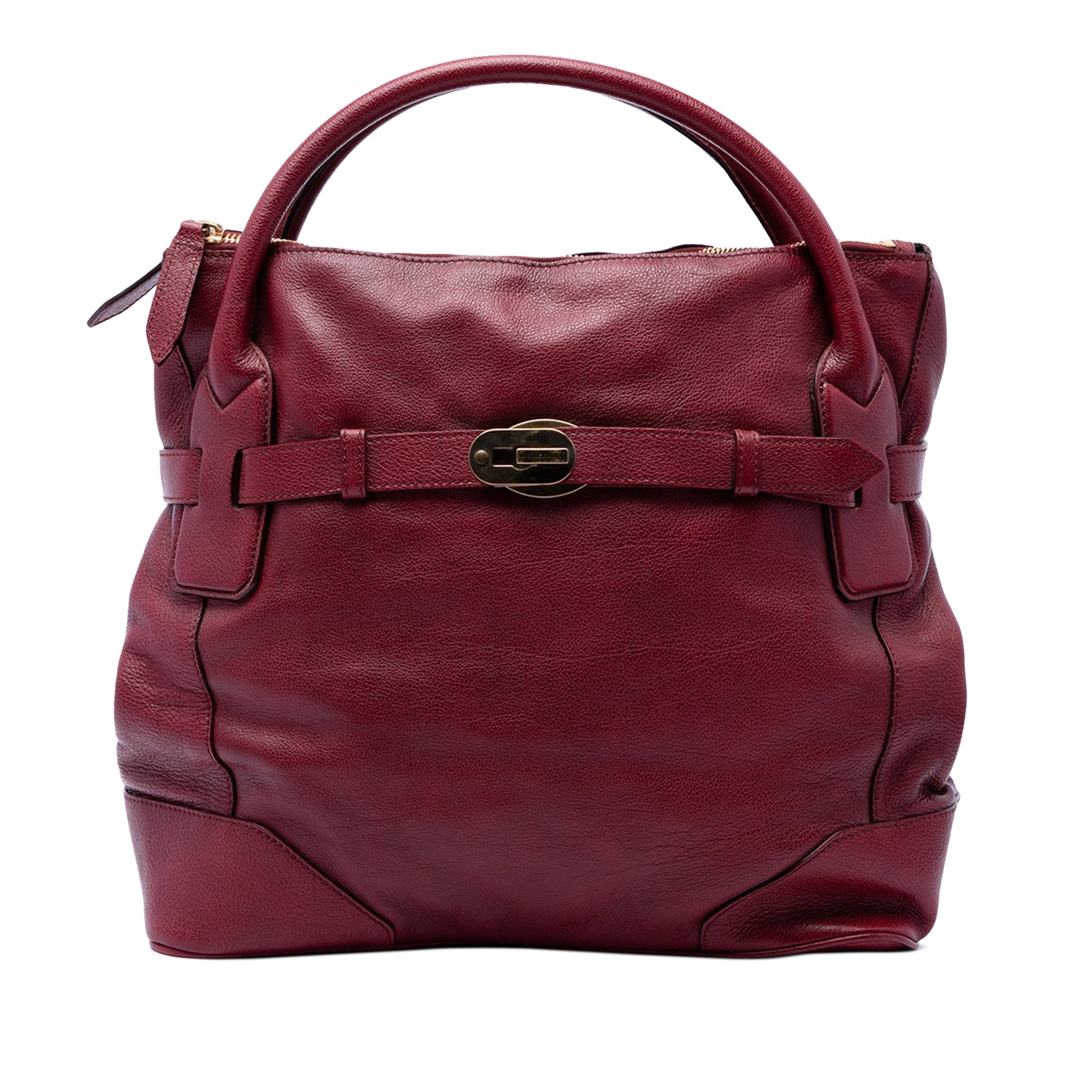Burberry Leather Bartow Satchel