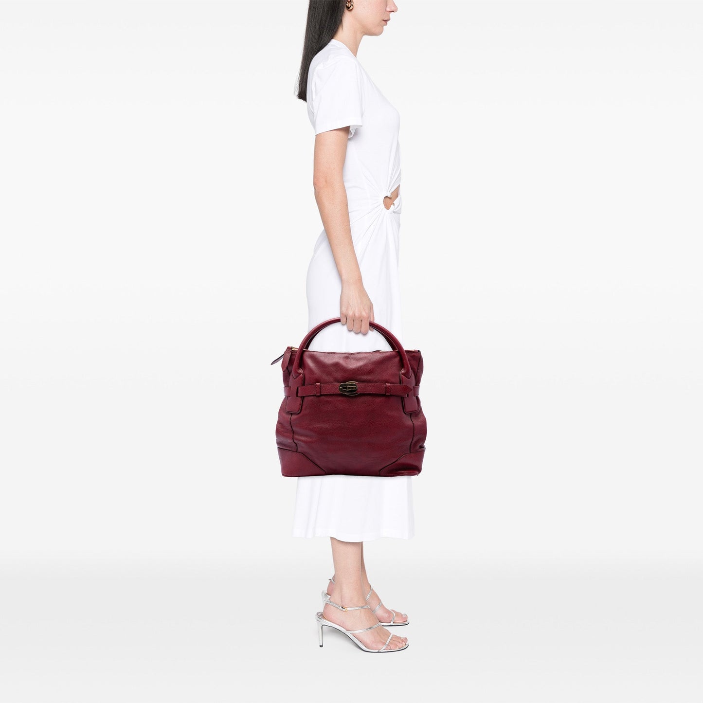 Burberry Leather Bartow Satchel