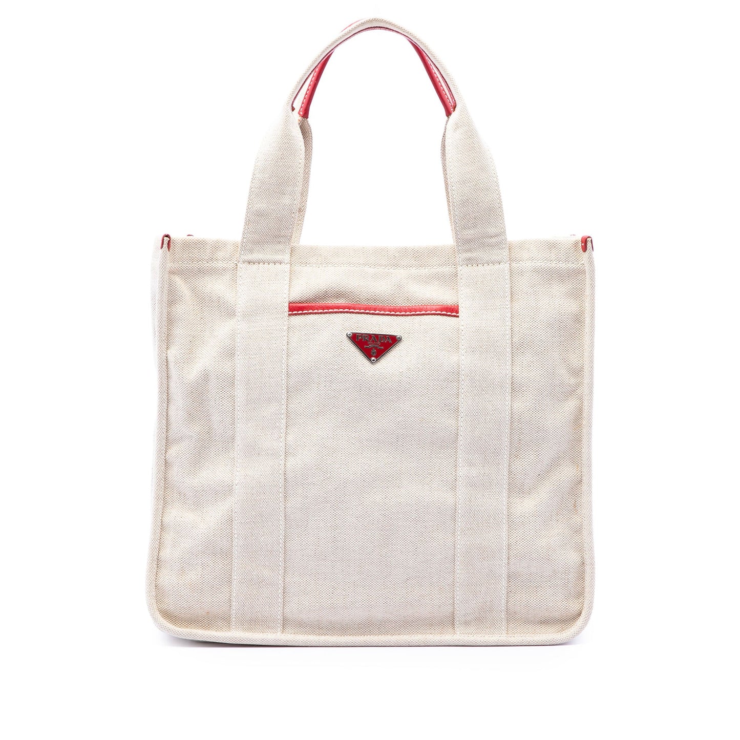 Prada Canvas Canapa Mistolino Shopping Tote