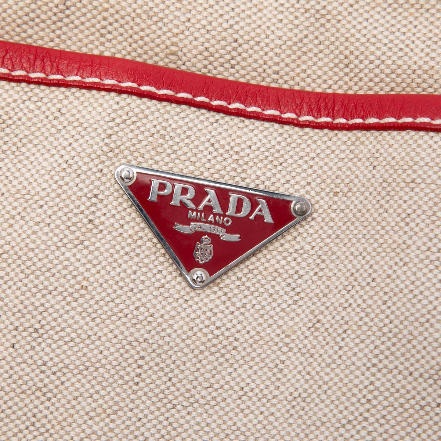 Prada Canvas Canapa Mistolino Shopping Tote