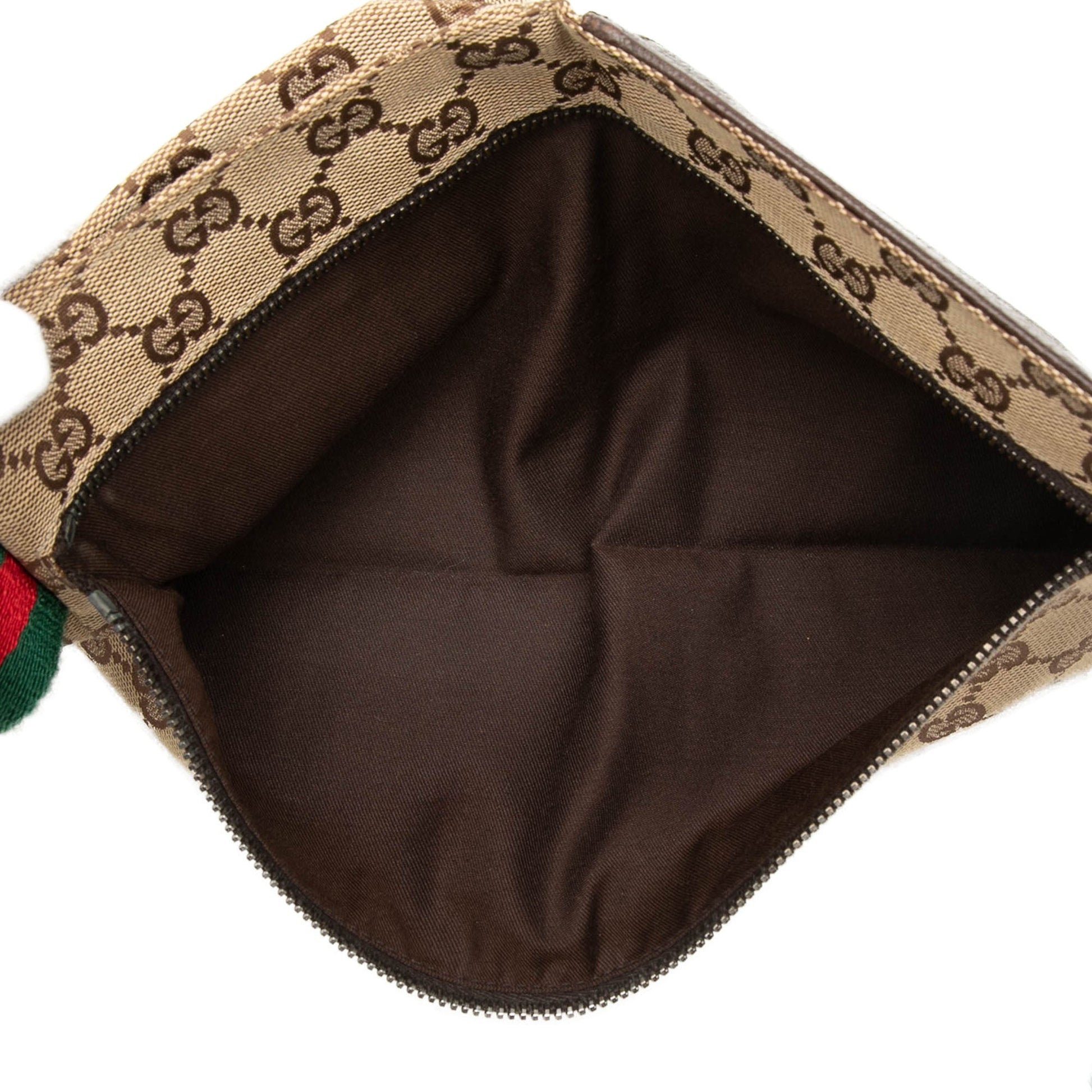 Gucci GG Canvas Web Double Pocket Belt Bag