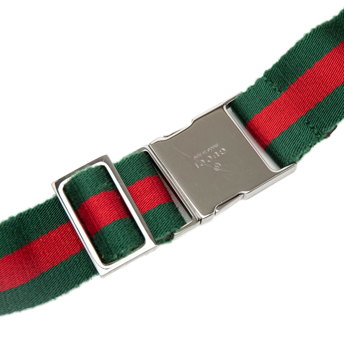 Gucci GG Canvas Web Double Pocket Belt Bag