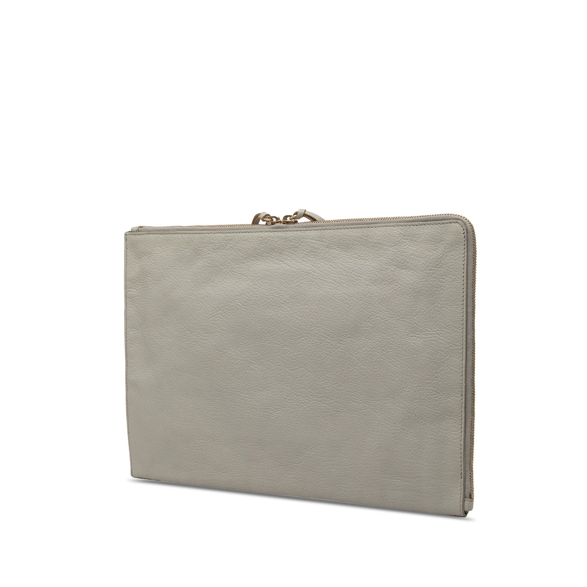 Balenciaga Goatskin Motocross Classic Metallic Edge Clutch