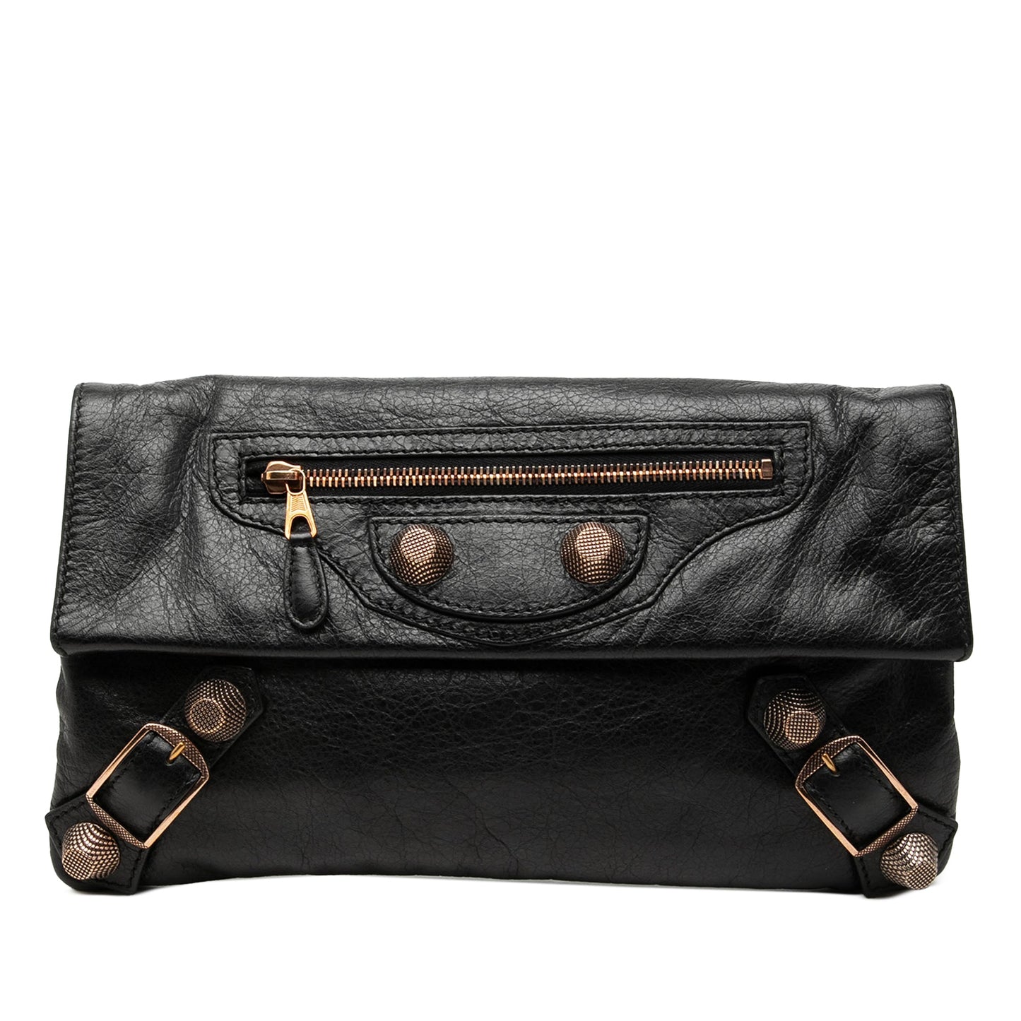 Balenciaga Lambskin Motocross Giant 21 Envelope Clutch
