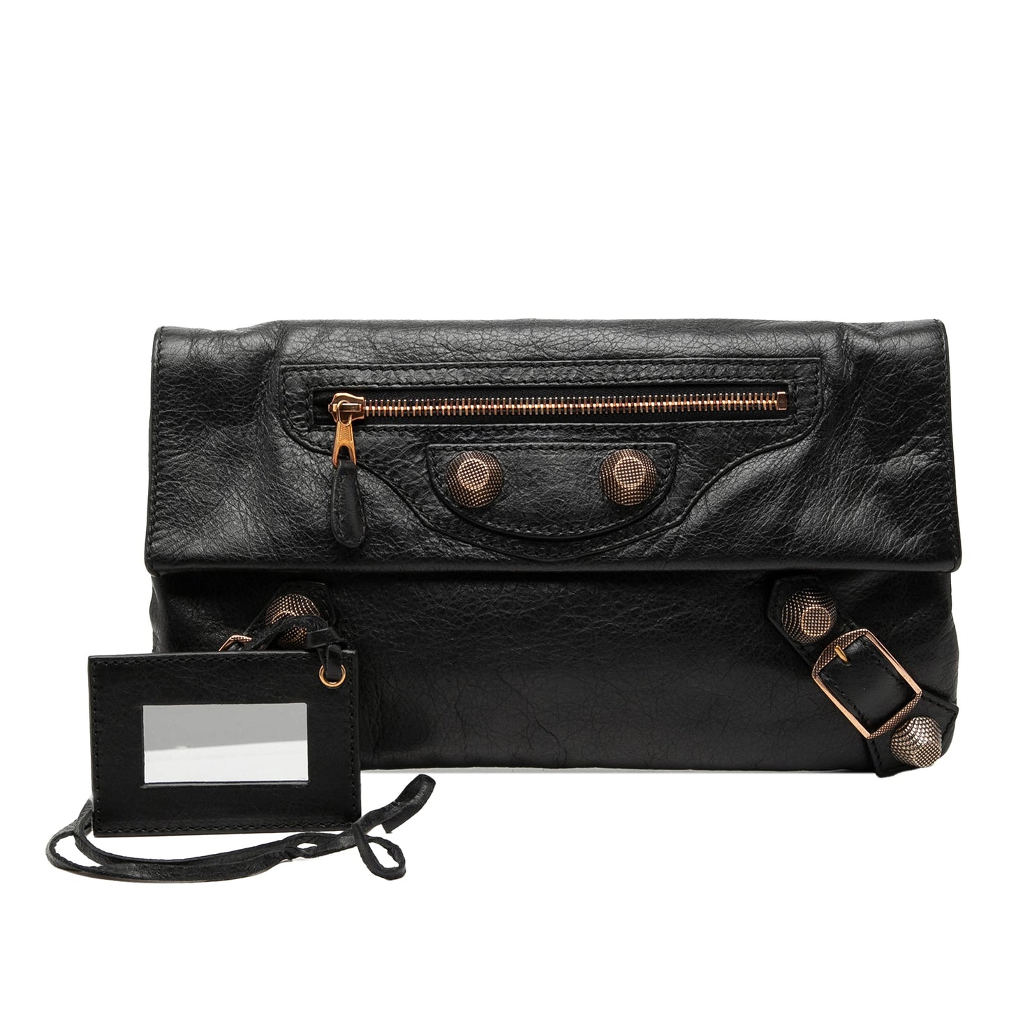 Balenciaga Lambskin Motocross Giant 21 Envelope Clutch