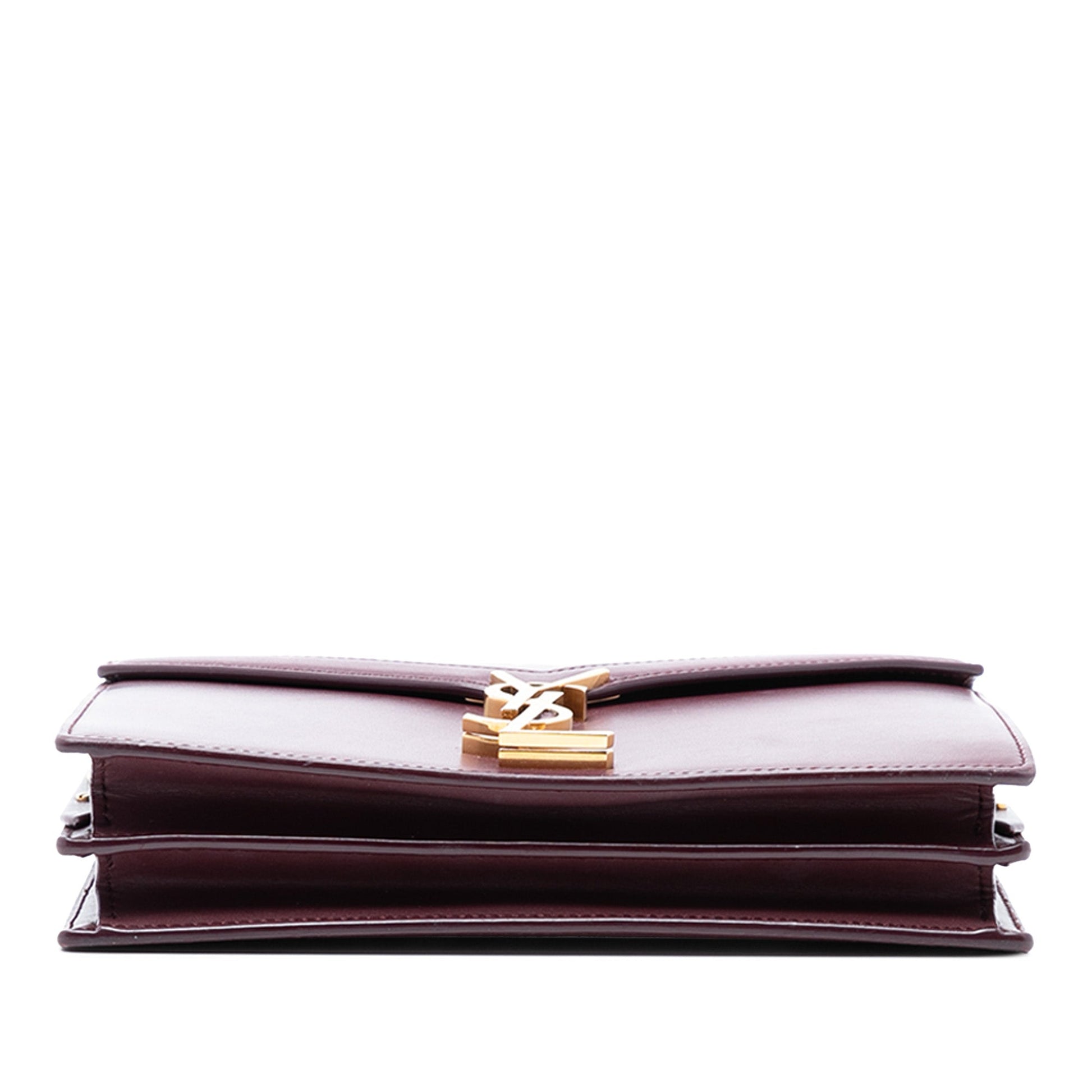 Saint Laurent Smooth Calfskin Monogram Cassandra Clasp Bag