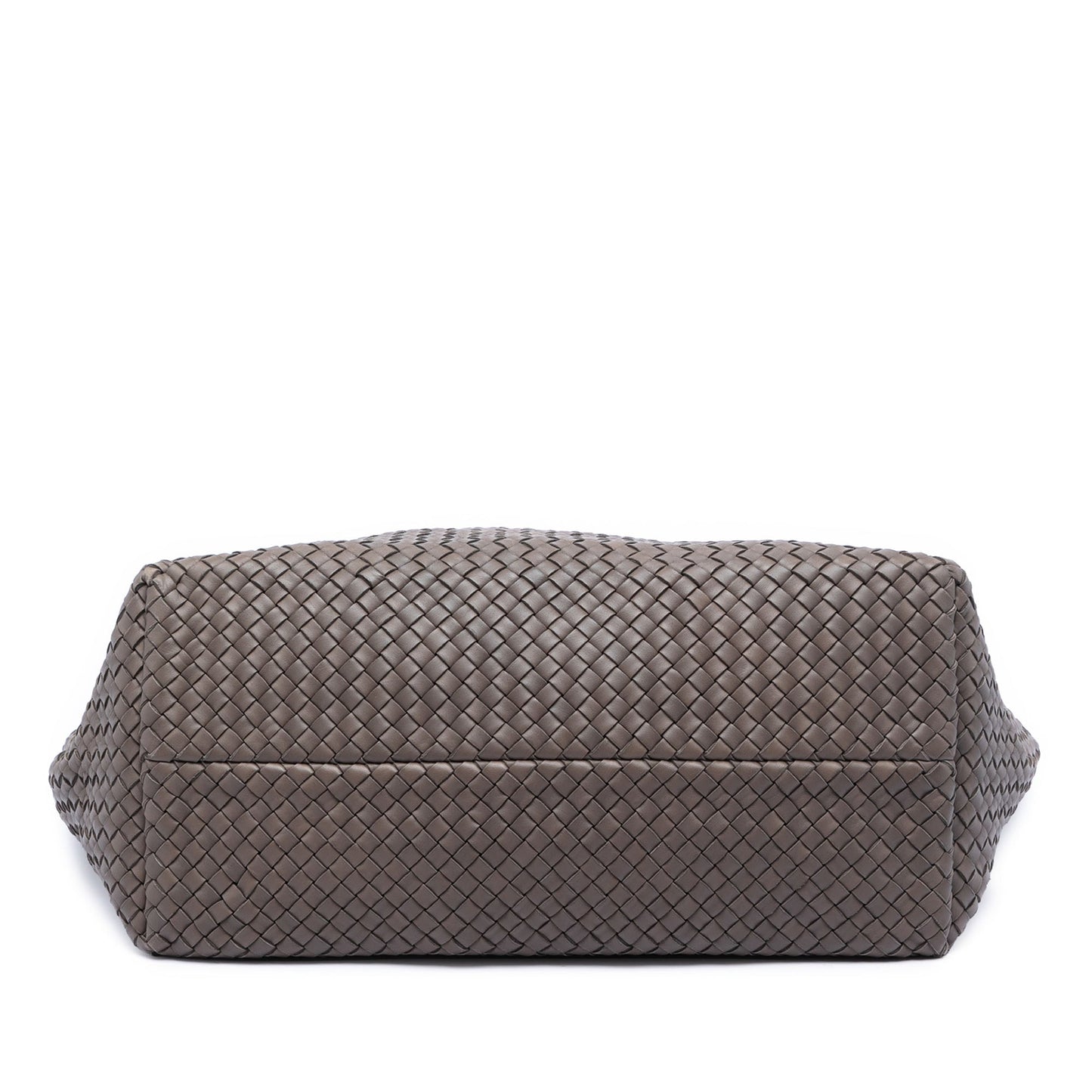 Bottega Veneta Large Lambskin Intreccio Cabat Tote