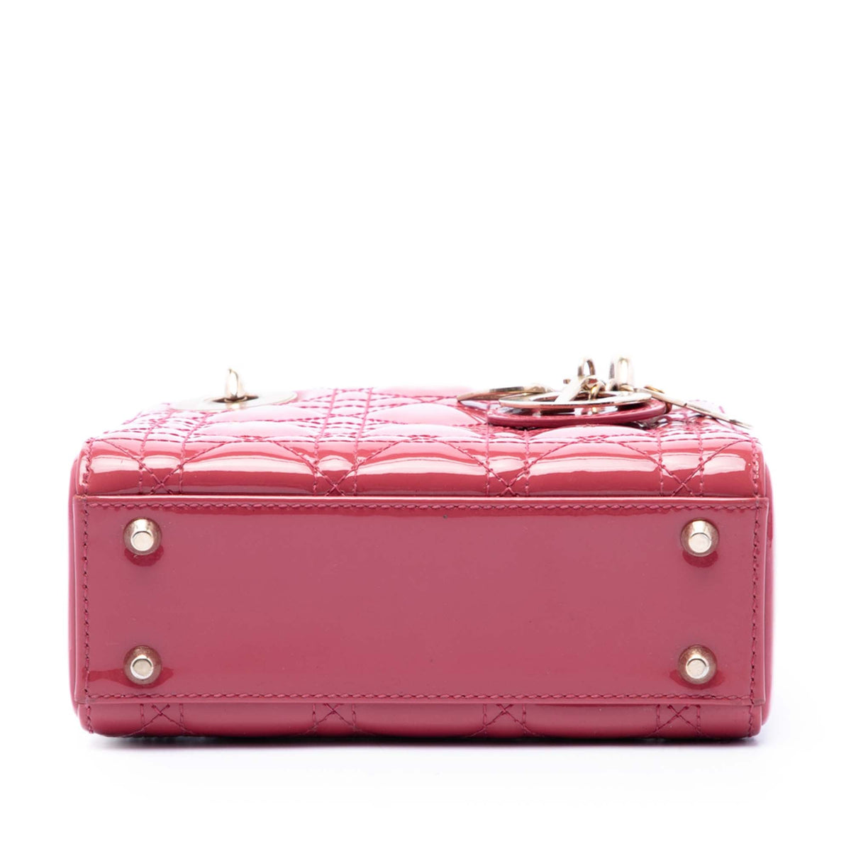 Dior Mini Patent Cannage Lady Dior