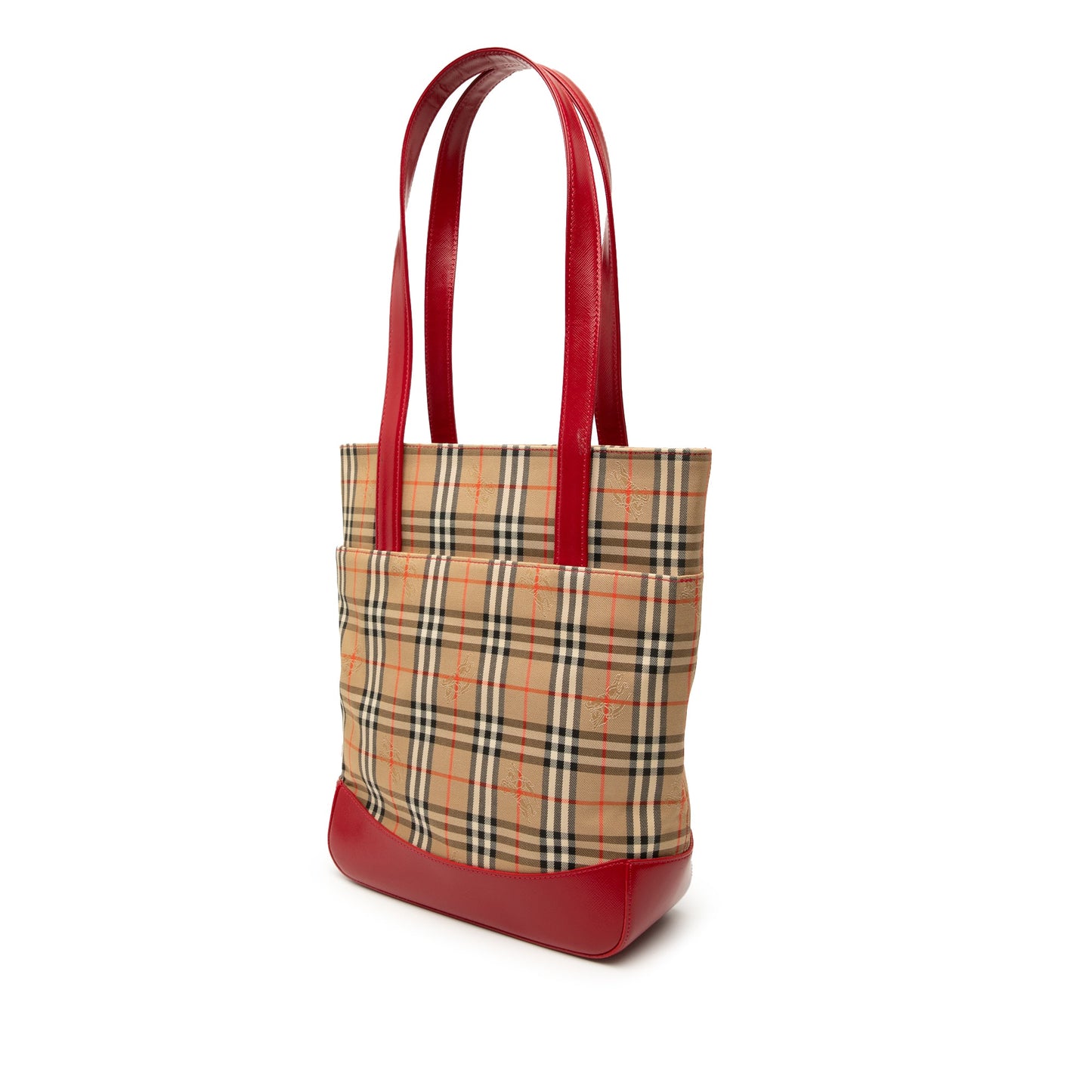 Burberry Haymarket Check Canvas Tote