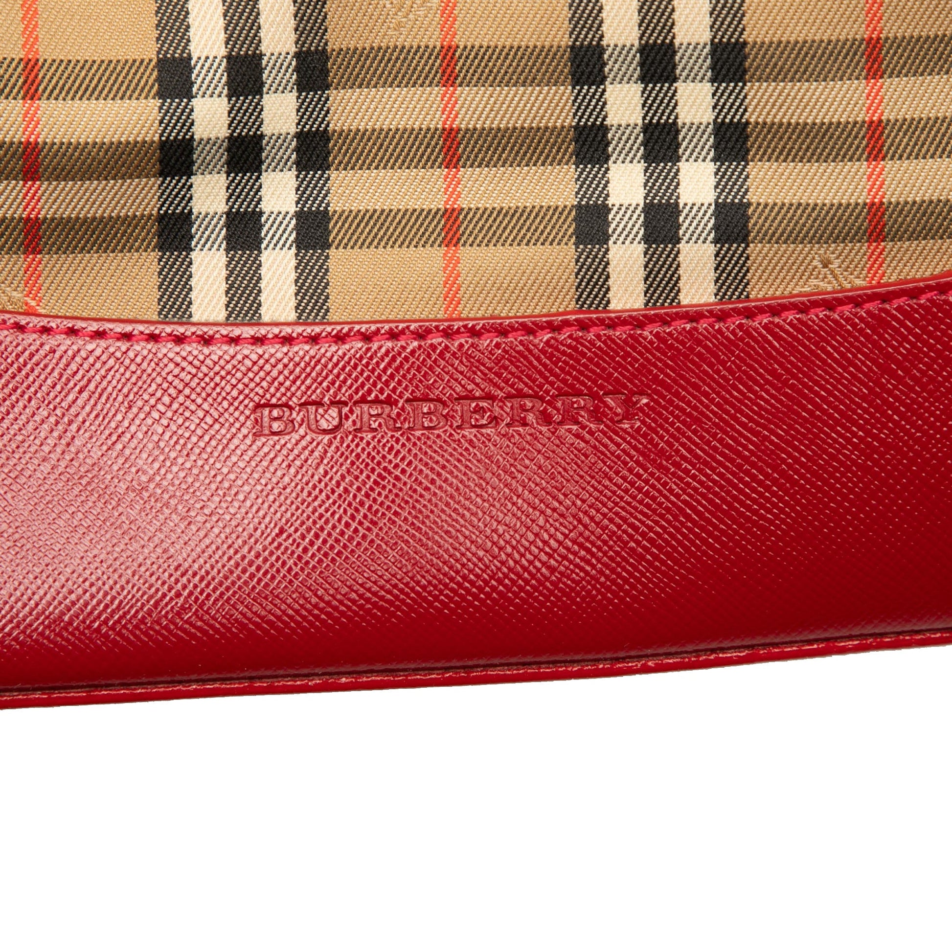 Burberry Haymarket Check Canvas Tote