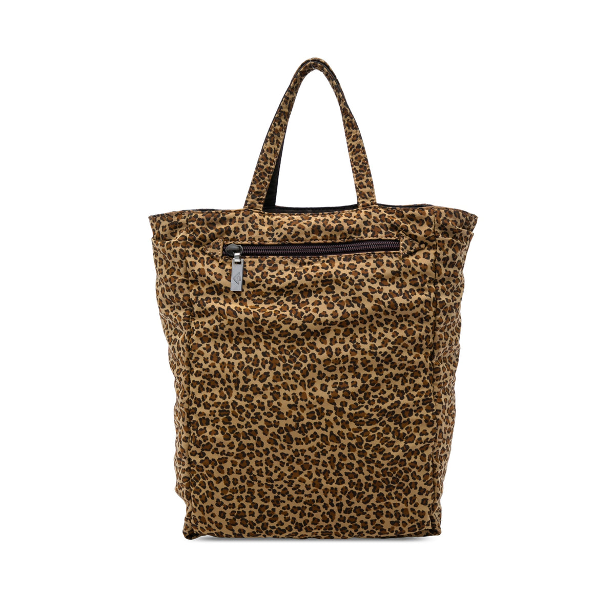 Bottega Veneta Nylon Reversible Leopard Print Tote