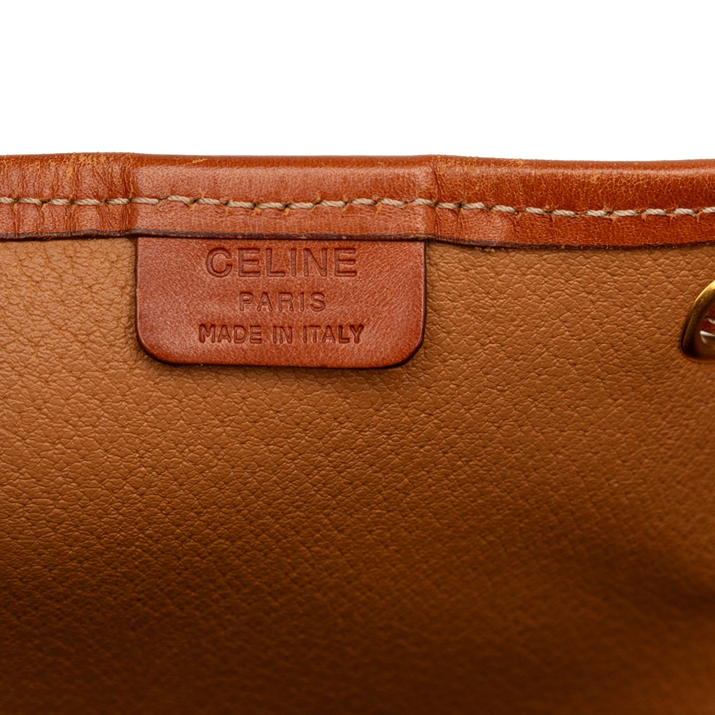 Celine Macadam Coated Canvas Drawstring Bucket Bag