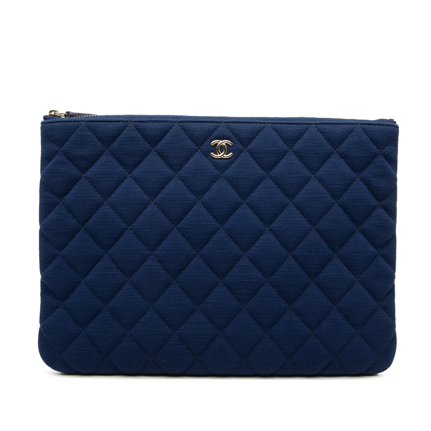 Medium Quilted Jersey O Case Clutch