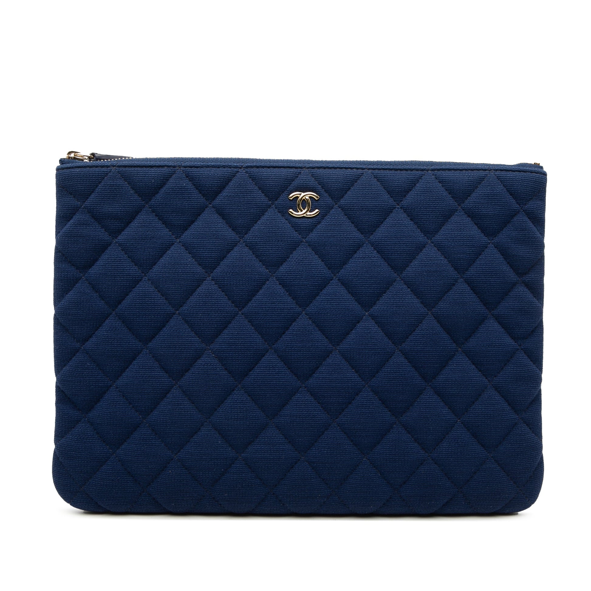 Medium Quilted Jersey O Case Clutch